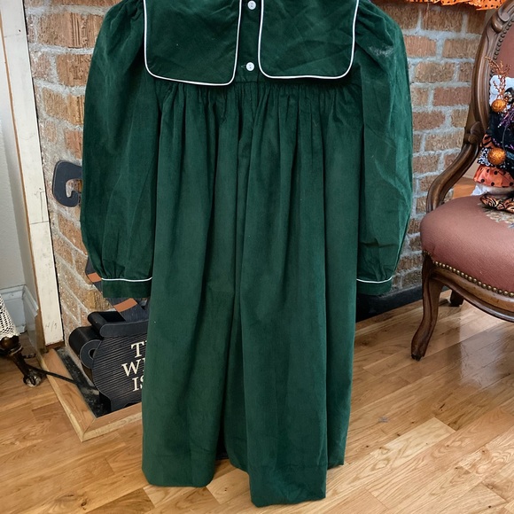 NWOT Wish upon a Star Girls Green Christmas Dress size 6 - Picture 6 of 9